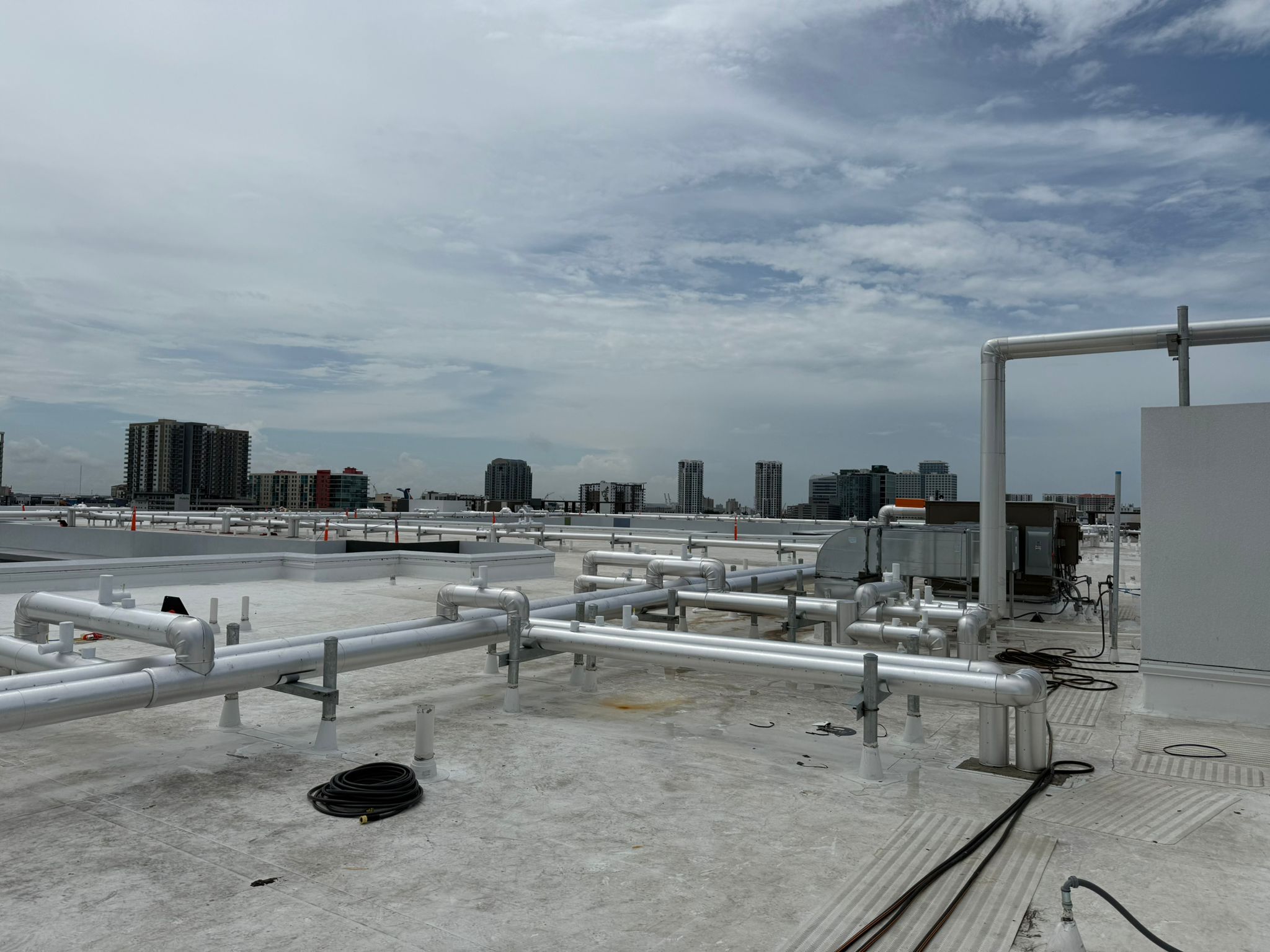 Rooftop Piping Network